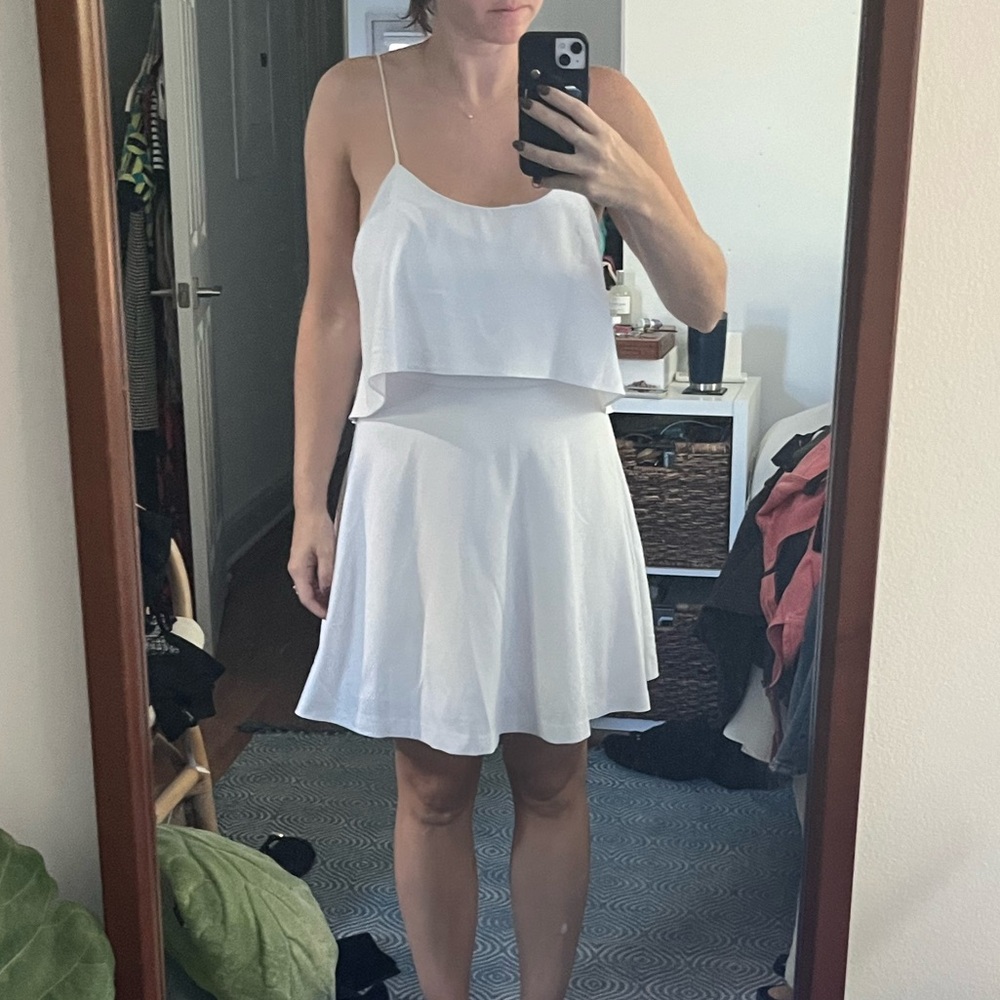 Alice + Olivia White Dress